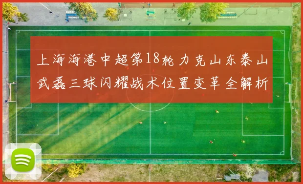 上海海港中超第18轮力克山东泰山武磊三球闪耀战术位置变革全解析