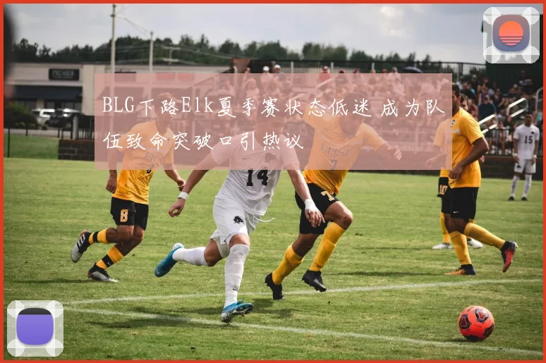 BLG下路Elk夏季赛状态低迷 成为队伍致命突破口引热议